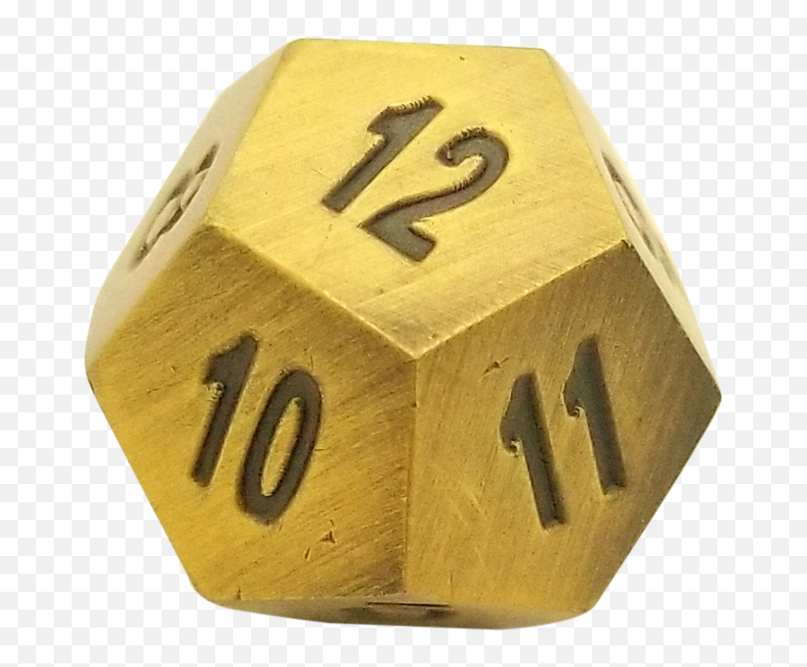 Gold Dice Png - Antique Gold Color With Black Numbering Dice Game,Dice Png
