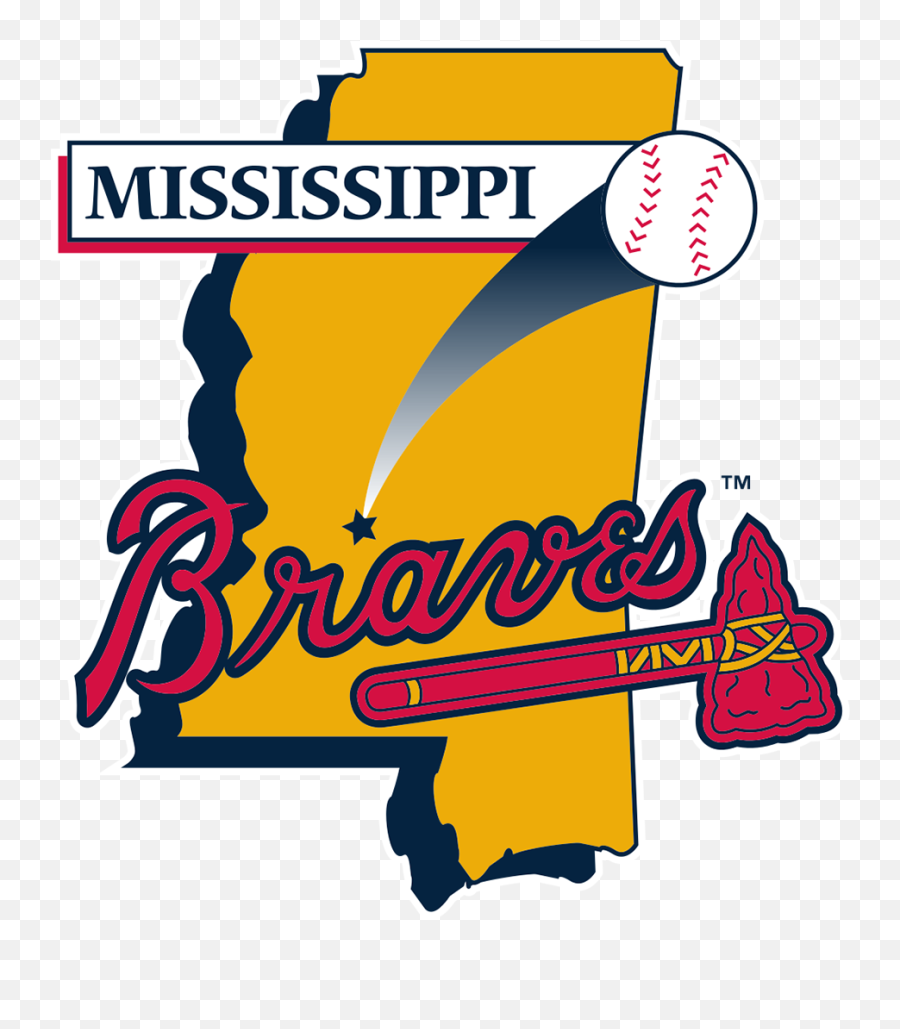 Mississippi Braves Logo And Symbol - Atlanta Braves Png,Atlanta Braves Logo Png