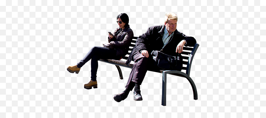 Strangers - People Sitting Bench Png,Forrest Png