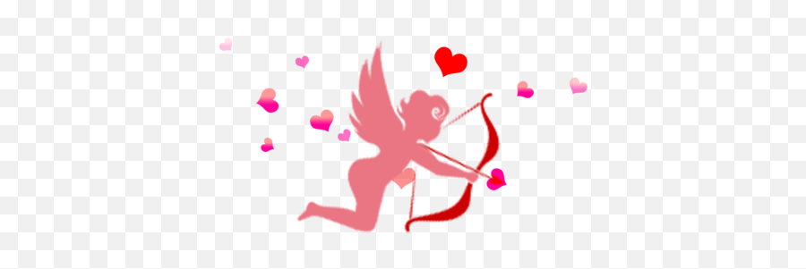 Cupid Archery Love Pink Heart For Valentines Day - 5000x5000 Cupid Png,Cupid Transparent