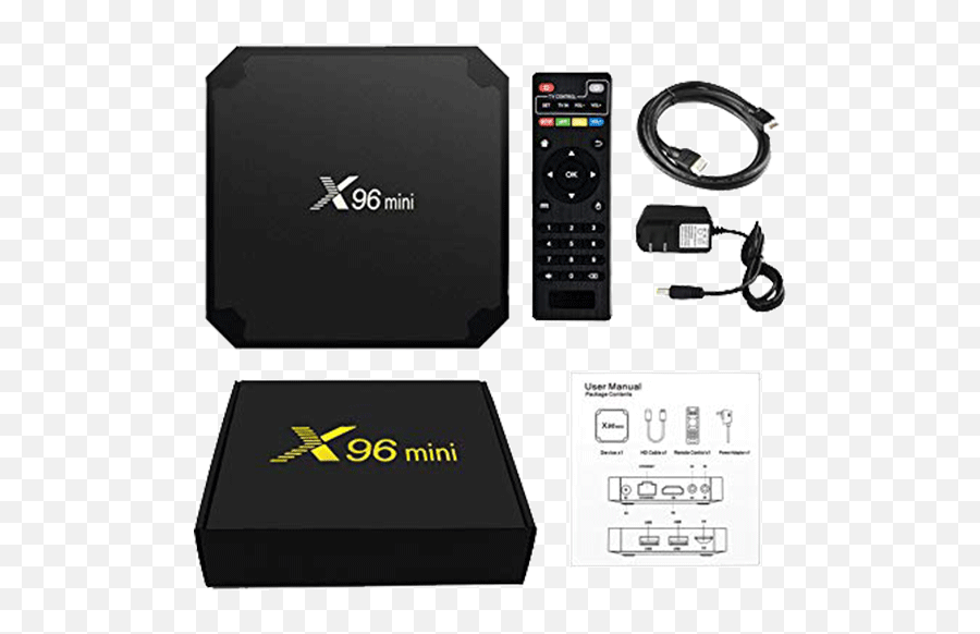 Download Hd X96 Mini Android Tv Box 2gb 16gb Transparent Png - Tv Box X96 Mini,Tv Box Png