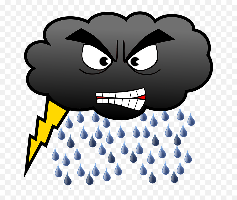 Download Clipart Rain Cloud - Thunderstorm Png Image Animated Storm Cloud,Rain Clipart Png