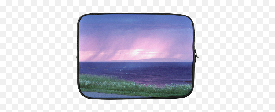 Purple Rain Custom Sleeve For Laptop 156 Id D204597 - Sea Png,Rain On Window Png