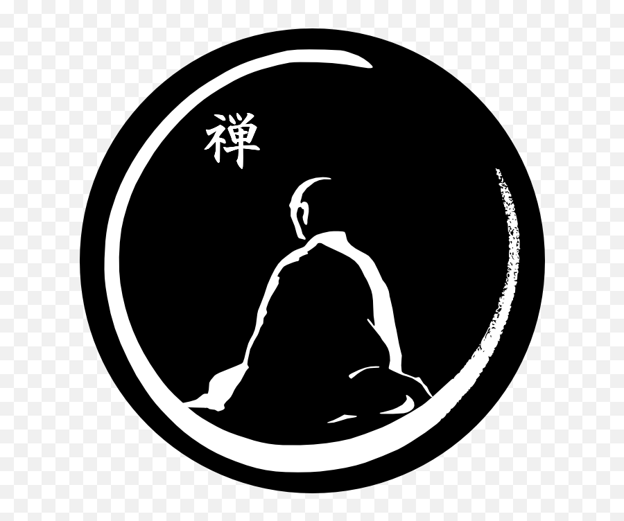 Zen Buddha Logo - Karate Black Belt Logo Png,Zen Circle Png