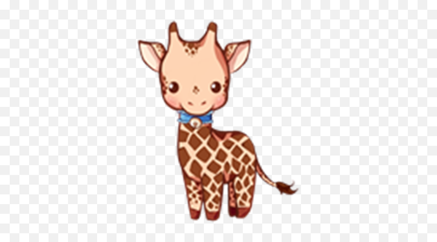 Kawaii Transparent Giraffe - Desenho De Animais Selvagens Png,Giraffe Transparent