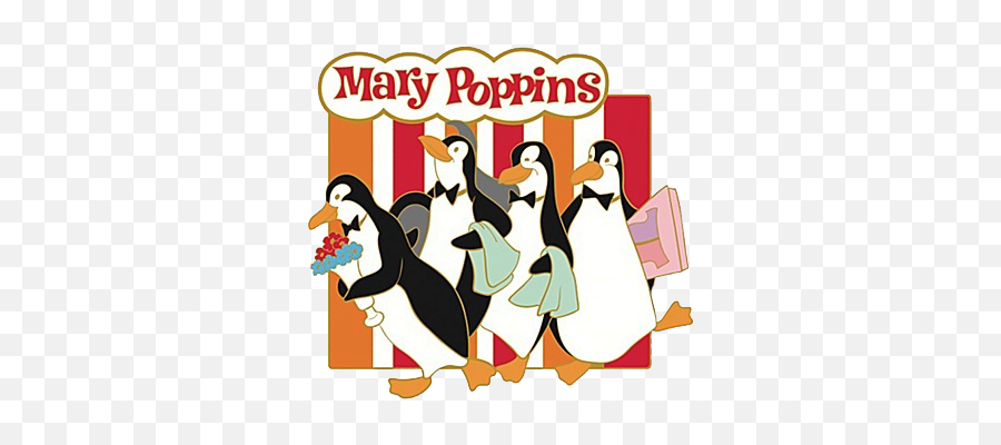 Mary Poppins Penguins - Mary Poppins Penguins Clipart Png,Mary Poppins Png