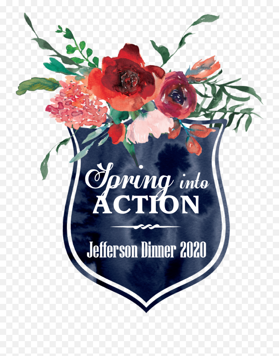 Thomas Jefferson Dinner 2020 - Democratic Party Of Mchenry Floral Png,Thomas Jefferson Png