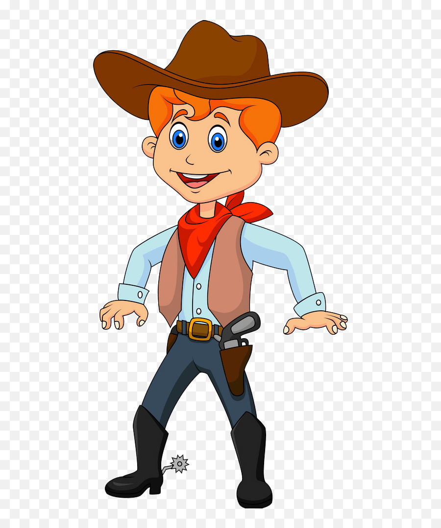 Cowboy Clipart - Clipartworld Cowboy Em Desenho Png,Cowboy Emoji Transparent