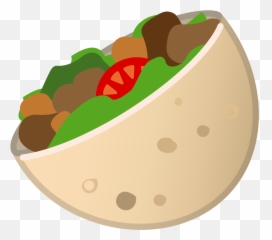 Stuffed Flatbread Icon Noto Emoji Food Drink Iconset Google - Kebab Emoji Png,Eating Png