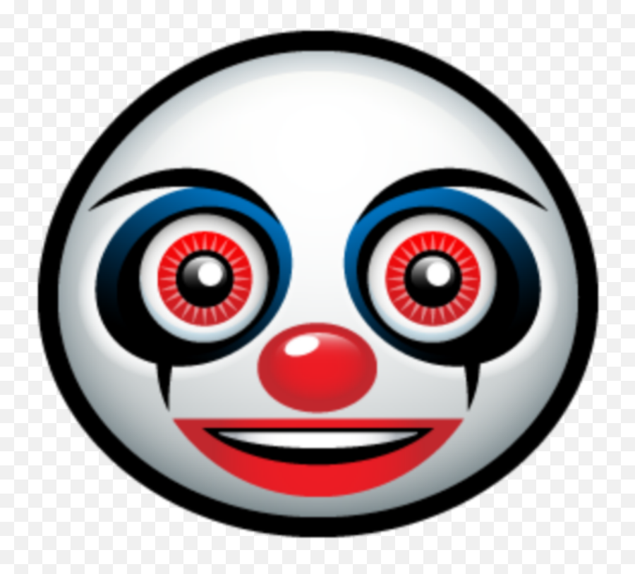 Scary Emojis Transparent Cartoon - Jingfm Face De Clown Png,Scared Emoji Transparent
