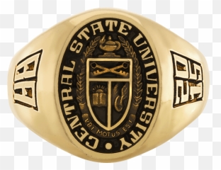 Wayne State University Menu0027s Large Signet Ring - Solid png