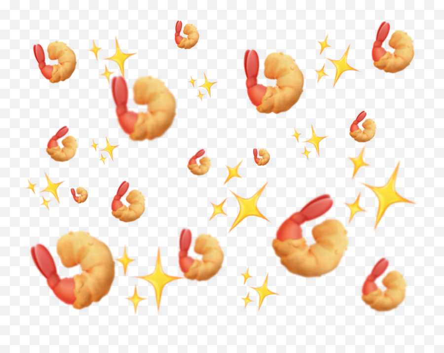 Shrimp Sparkle Emoji Sticker By - Soft Png,Transparent Sparkle Emoji
