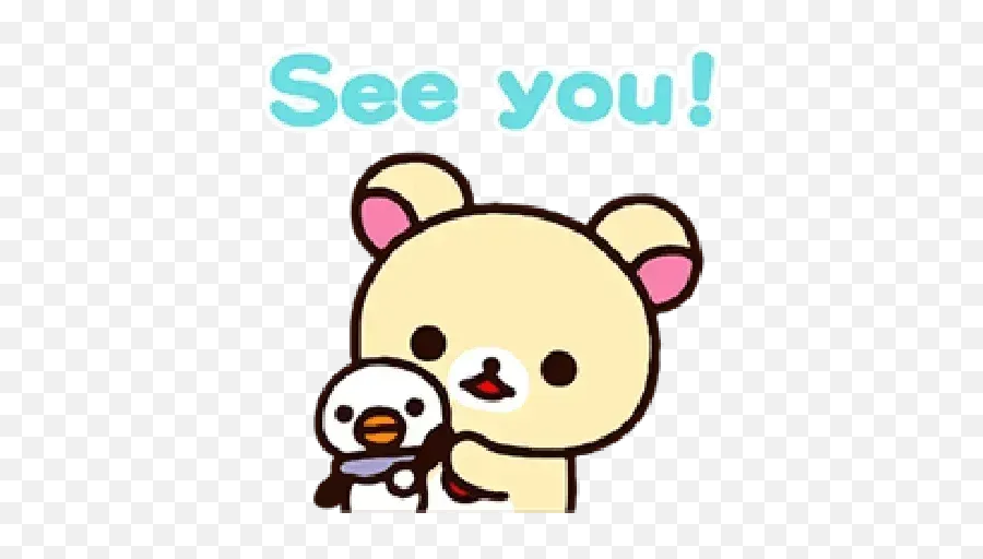 Rilakkuma Whatsapp Stickers - Stickers Cloud Korilakkuma Sticker Png,Rilakkuma Transparent