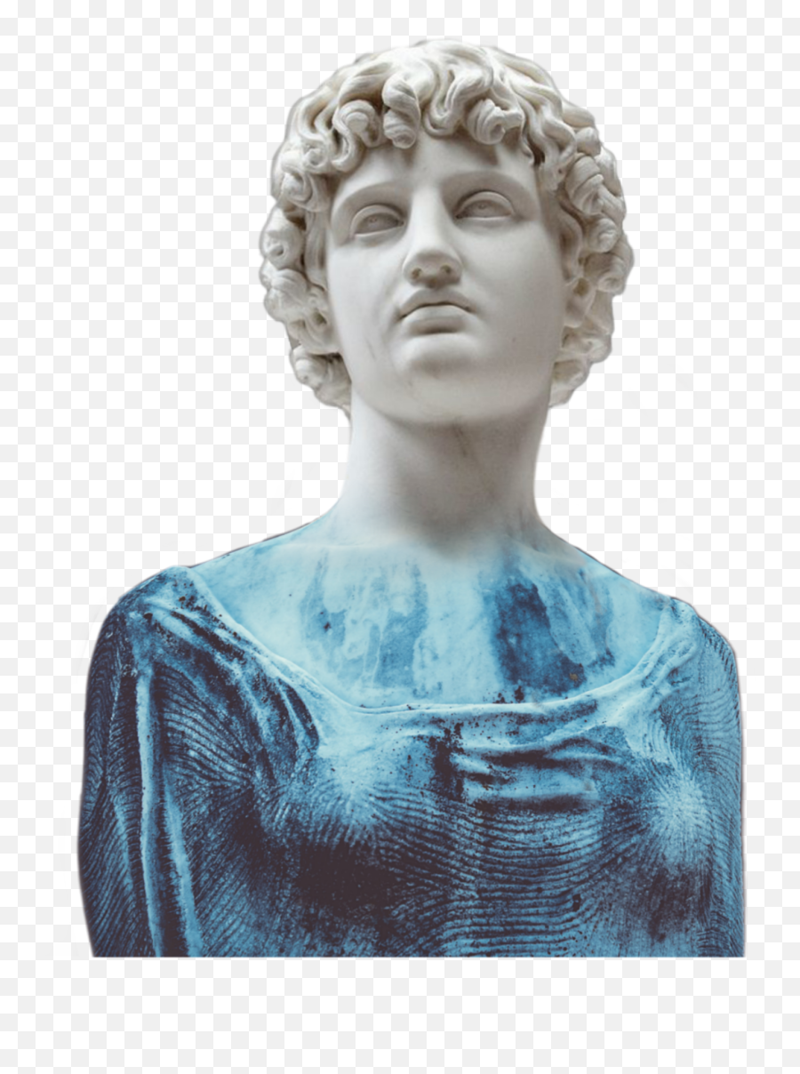 Bust Roman Greek Stone Sticker By Liana De Laurent - Vaporwave Statue Png,Roman Bust Png