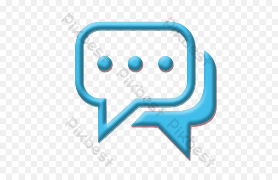 Sky Blue Chat Conversation Icon Free - Horizontal Png,Conversation Icon Png