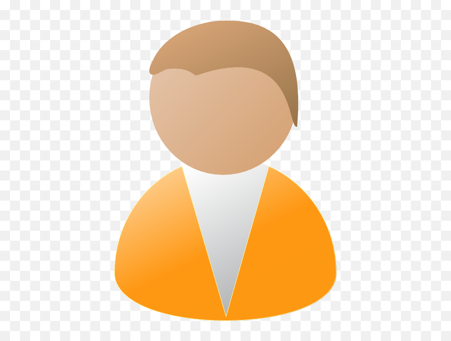 Person Icon Orange Clip Art - Vector Clip Art Icon About Orange Png,Orang Png
