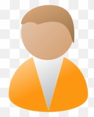 Person Icon Orange Clip Art - Vector Clip Art Icon About Orange Png,Orang Png