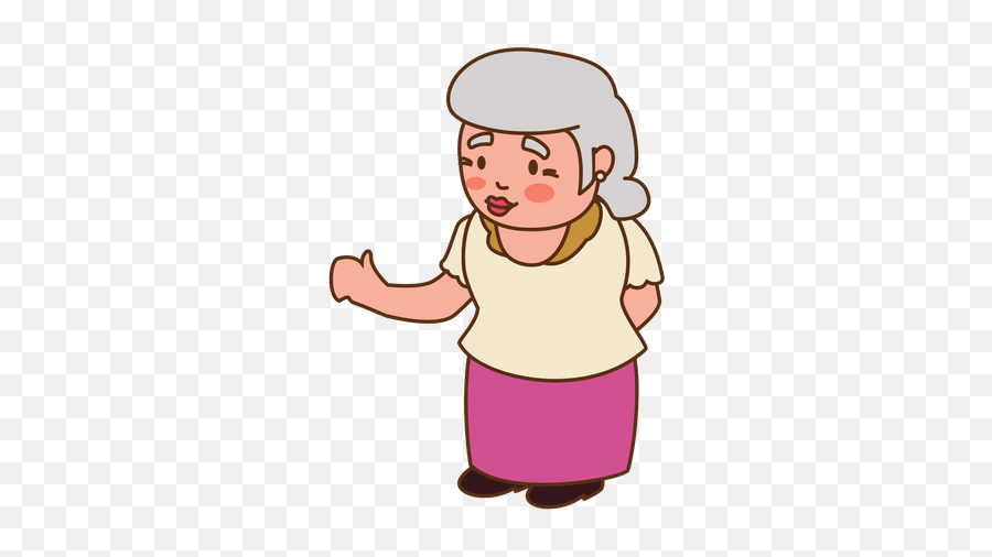 Grandma Clipart Transparent Background - Grandmother Cartoon Transparent Background Png,Grandma Transparent