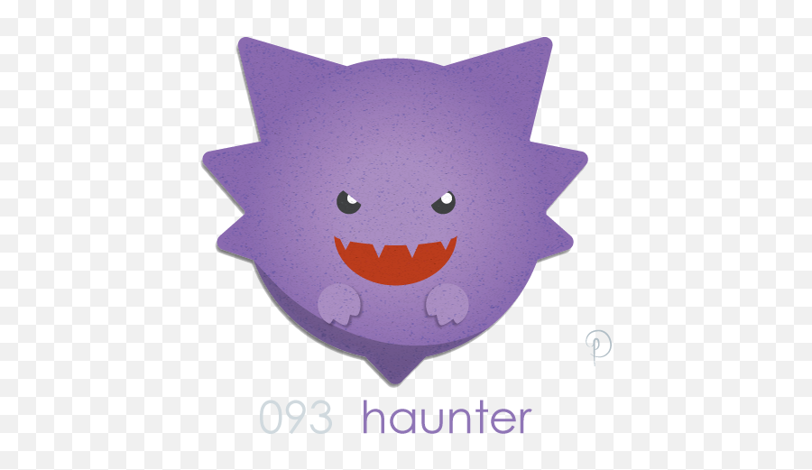 Poké - Dots Haunter Pokemon Pokemon Haunting Happy Png,Haunter Transparent