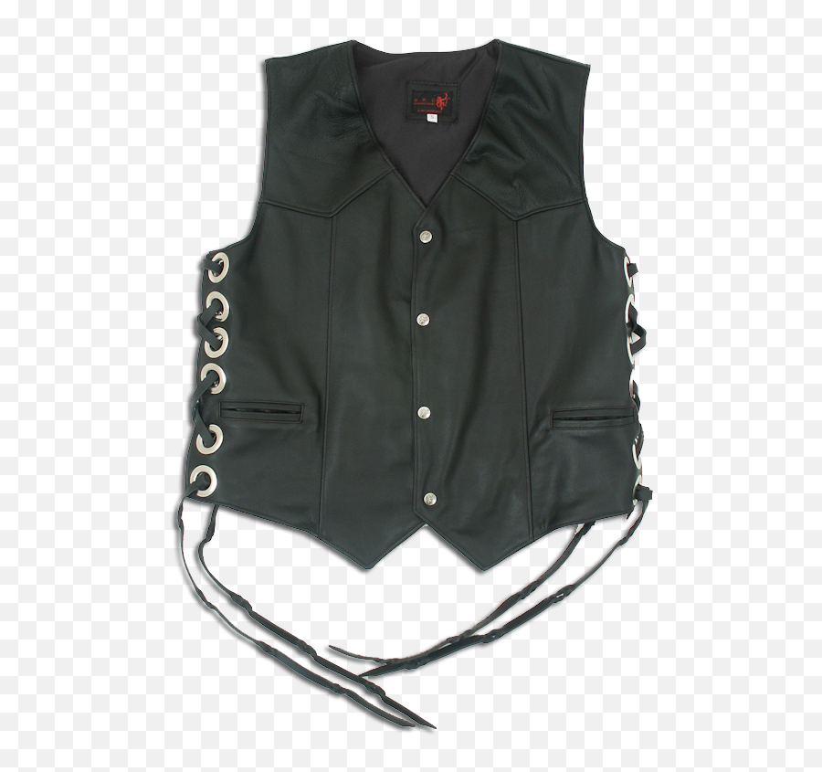 Black Leather Vest - Red Monkey Leather Vest Png,Black Label Society Logo