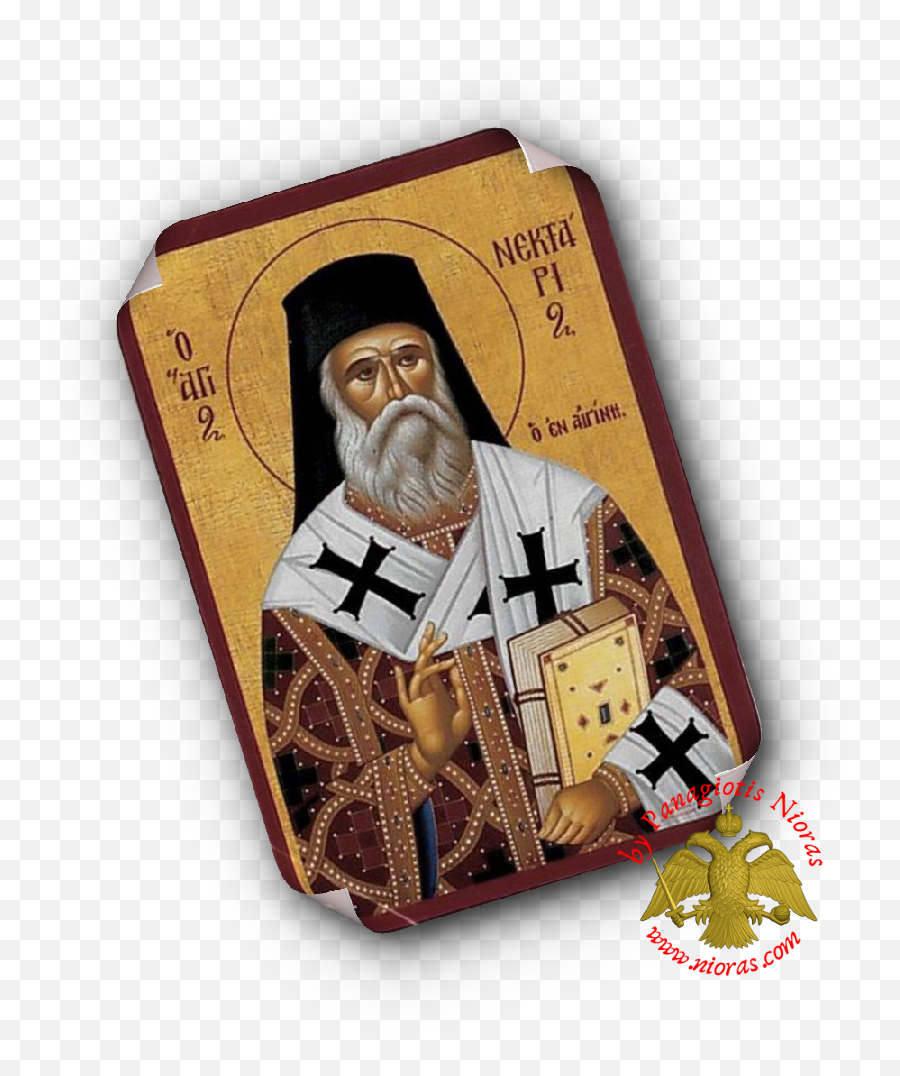 Laminated Orthodox Icons Saint - Art Png,St. Nektarios Icon