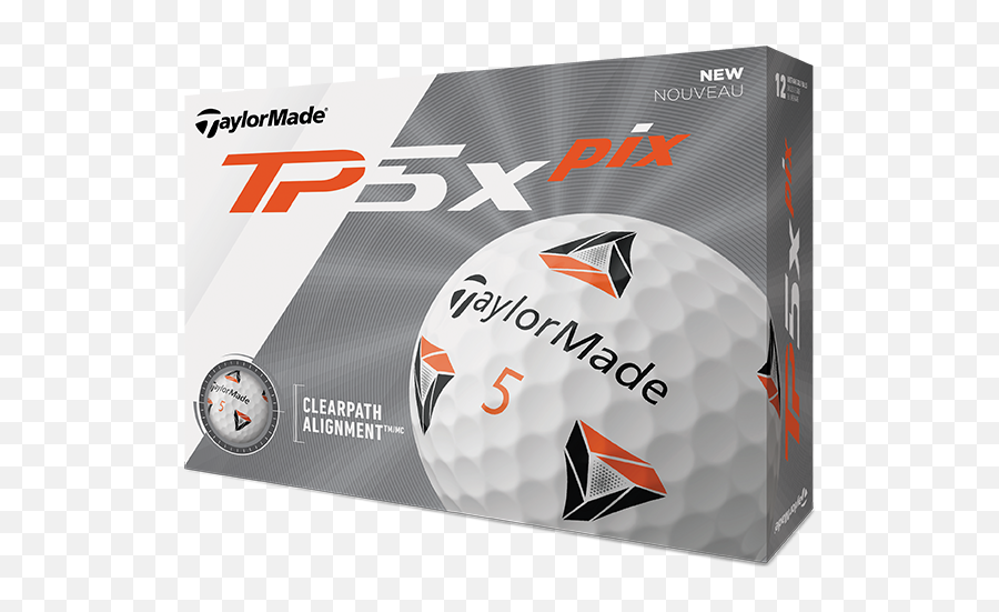 Taylormade Tp5 U0026 Tp5x Pix Golf Balls 2020 - Golfbox For Golf Png,Golfball On Tee Icon Free