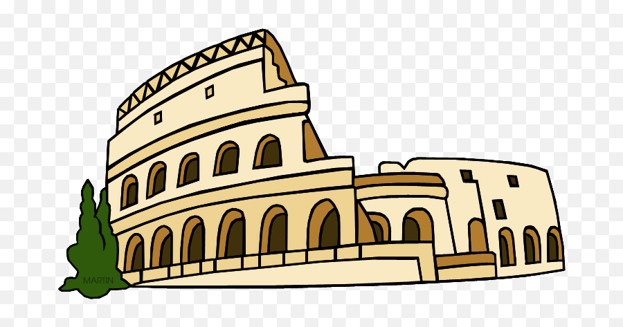 Rome Clipart Coliseum Transparent Free For - Roman Colosseum Clip Art Png,Colosseum Png