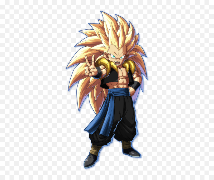 Xeno Gotenks From Dragon Ball Heroes - Gotenks Ssj3 Fighter Z Png,Dragon Ball Fighterz Png