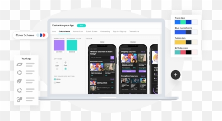 Learnworlds Mobile App - Learnworlds Technology Applications Png,Android App Icon Template