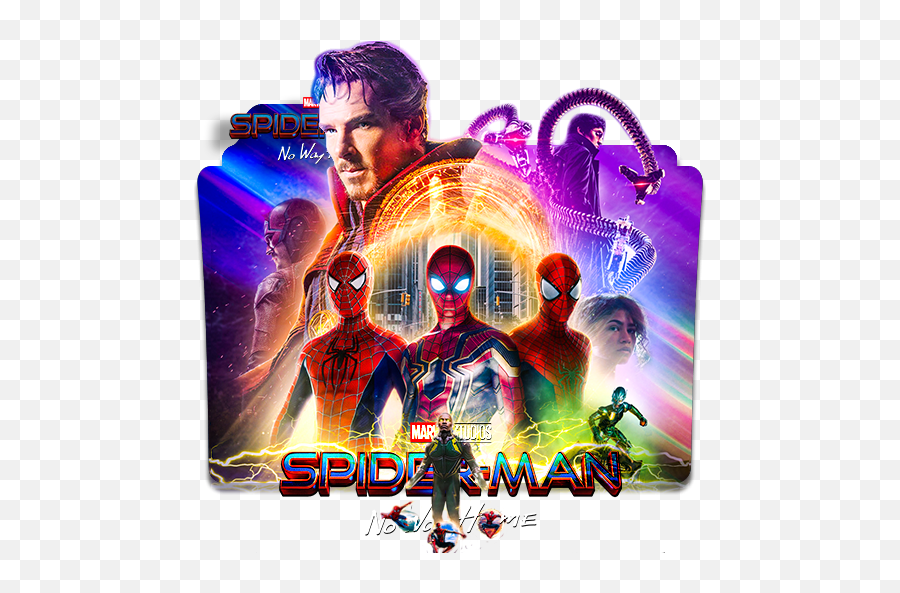 Spider - Man No Way Home Folder Icon By Pranavxt By Pranav9890 Spider Man No Way Home Folder Icon Png,Show Homepage Icon