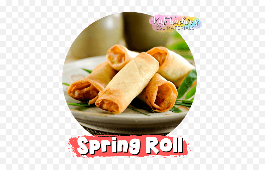 Kat Teacher U2013 Page 3 Esl Materials For Young Learners - Egg Roll Vs Spring Roll Png,Vipkid V Icon