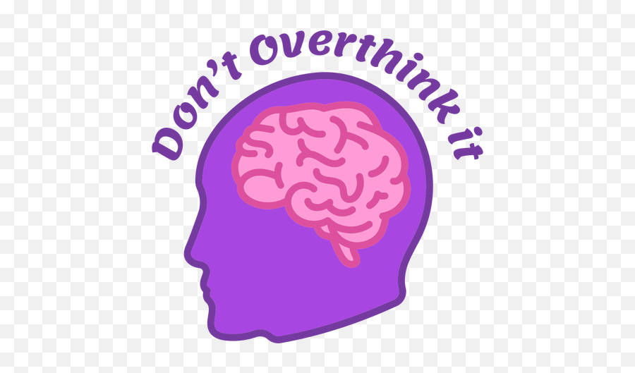 Dont Overthink It Color Stroke Transparent Png U0026 Svg Vector - Transparent Png Salud Mental Png,Brain Power Icon