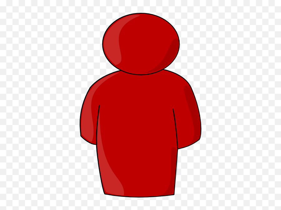 Person Buddy Symbol Red Clip Art - Vector Clip Person Red Clipart Png,Size Of Buddy Icon