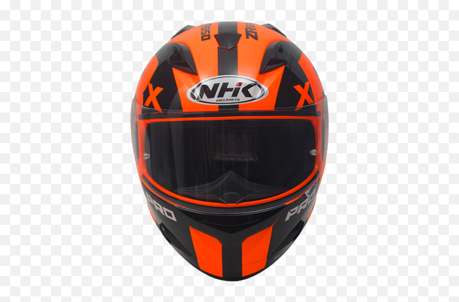 Nhk Race Pro Zr 650 Orange Flo Helmet Png Icon Joker