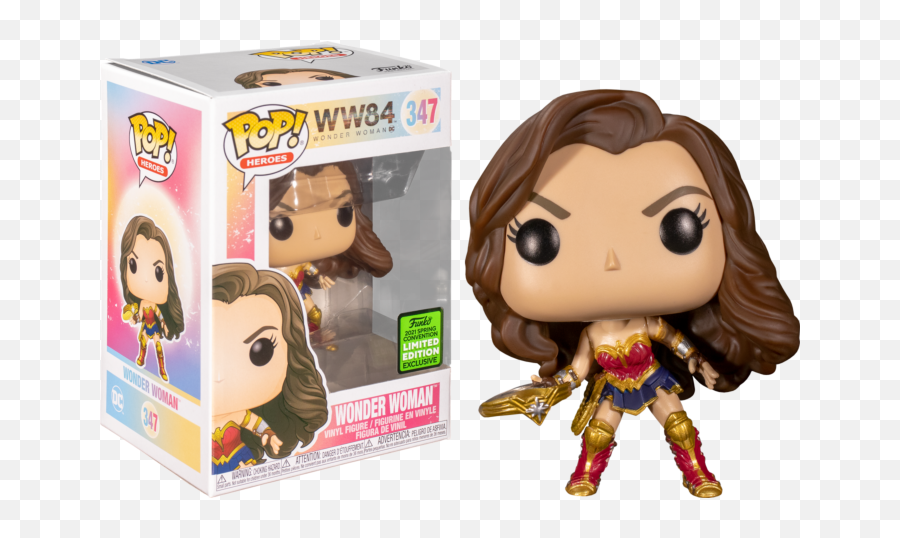 Funko Pop Wonder Woman 1984 - Wonder Woman With Tiara Funko Pop Wonder Woman 347 Png,Wonder Woman Amazon Hero Icon