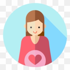 Free Icon Pregnant - Mom And Baby Png