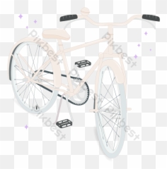Vintage Bicycle Free Png Transparent Layer Images Ai - Road Bicycle,Gear Old Icon