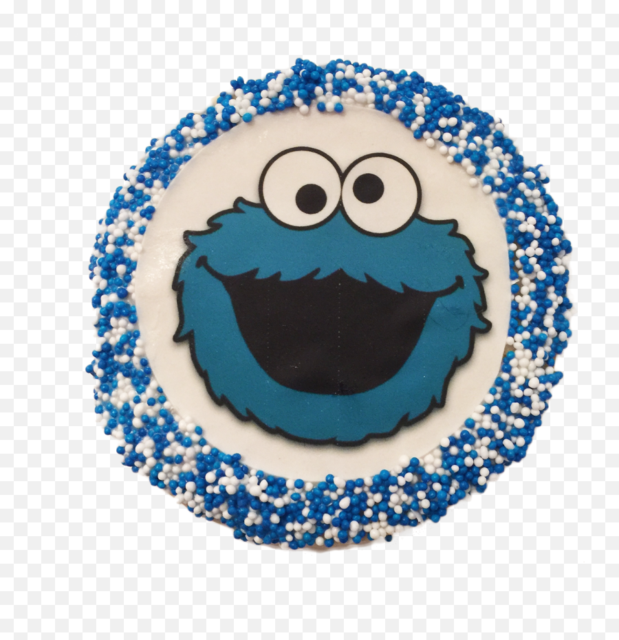 Cookie Monster Sugar Cookies With Nonpareils - Cookie Monster T Shirt Png,Cookie Monster Png