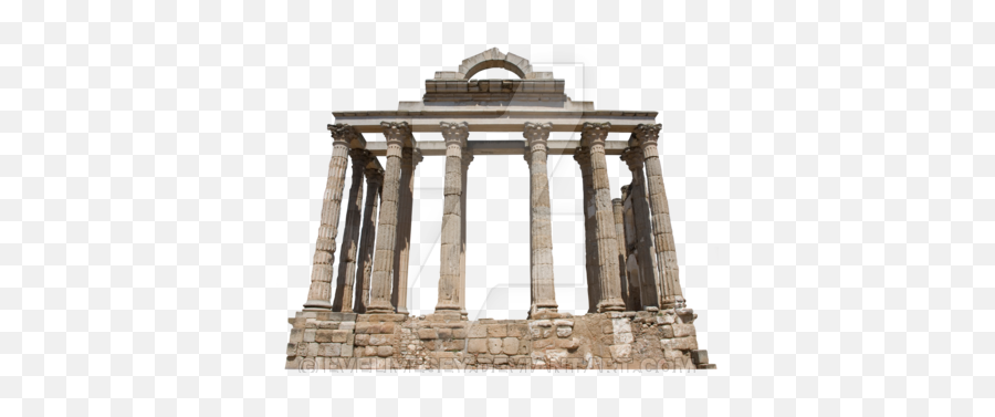 Greece Clipart Roman Ruins Picture - Temple Of Diana Png,Ruins Png