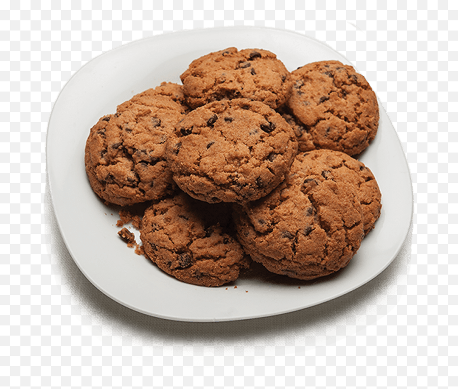 Chocolate Chip Cookies - Chocolate Chip Cookie Png,Plate Of Cookies Png