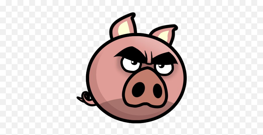 Download Evil Pig Cartoon Png Image - Cartoon Angry Hog Head,Cartoon Pig Png