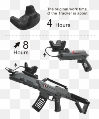 Hand Holding Gun - Oculus Rift Controller png
