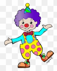 Clown Face Clipart Kid - Transparent Background png