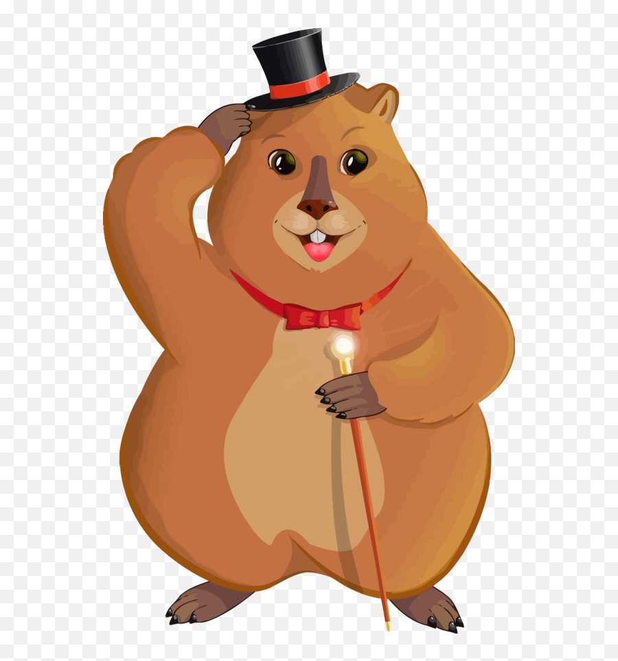 Cartoon Squirrel For Eve Party - Groundhog Day Png,Groundhog Png