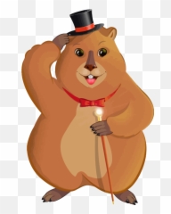 Cartoon Squirrel For Eve Party - Groundhog Day Png,Groundhog Png