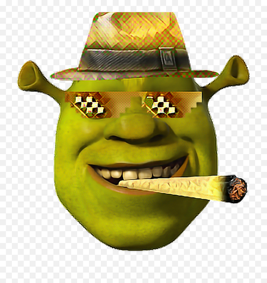 Clipart Face Shrek Transparent Free For - Shrek Face Transparent Background Png,Meme Faces Png