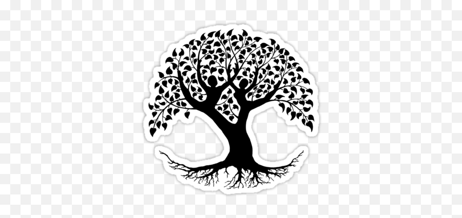 Simple Tree Silhouette Png - Tree Of Life Silhouette,Tree Of Life Png