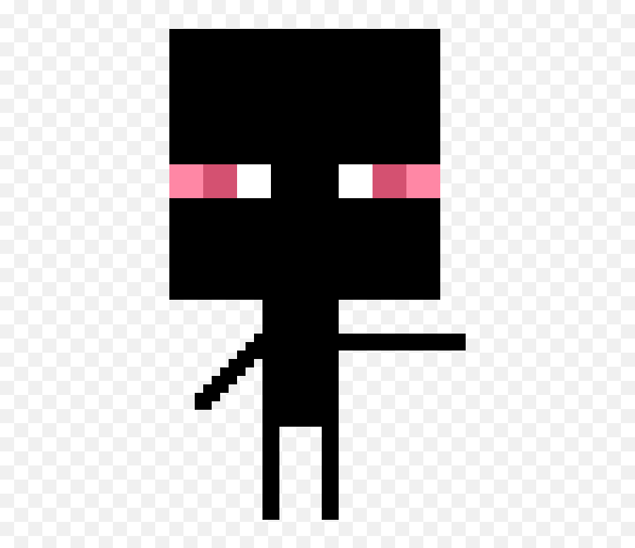 Minecraft Enderman Drawing - Cross Png,Enderman Png