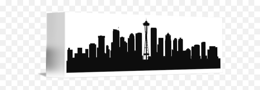 Seattle Cityscape Skyline By Kevin G - Black Lives Matter Seattle King County Png,Seattle Skyline Png
