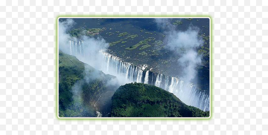 Largest Waterfall Africa Png Image - Victoria Falls National Park,Waterfall Transparent Background